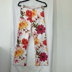 Floral print skinny pant